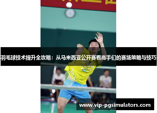 羽毛球技术提升全攻略：从马来西亚公开赛看高手们的赛场策略与技巧